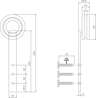 Afbeeldingen van Intersteel set van 2 rollers open wiel 255mm tbv schuifdeurset