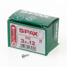 Afbeeldingen van Spax Spaanplaatschroef cilinderkop verzinkt T-Star T15 3.5x12mm