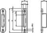 Afbeeldingen van Lips Sluitkom met sluitplaat type SKT 2454-11 R