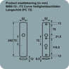 Afbeeldingen van Axa Veiligheidslangschilden F1 buitend blind / binnen PC55mm 6660-12-11/55