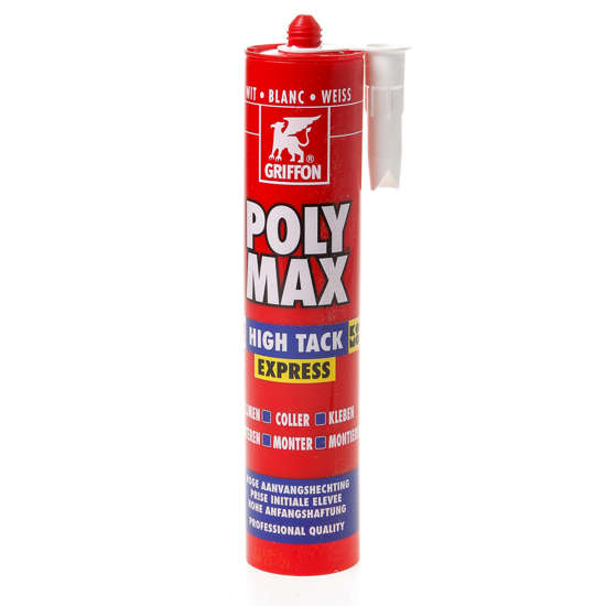 Afbeeldingen van Poly Max high tack expresse wit 435g