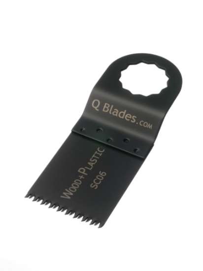 Afbeeldingen van Qblades SC06 Multitoolzaagblad Prc 34X40mm Hcs 1St