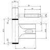 Afbeeldingen van Paumelle polynorm 80 x 14mm