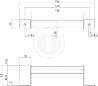 Afbeeldingen van Intersteel Handgreep zwart tbv schuifdeur 196x25mm