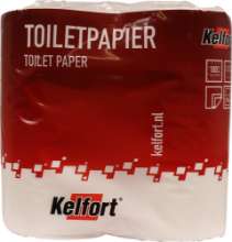 Afbeeldingen van Toiletpapier Kelfort 2lgs (4x200vel).