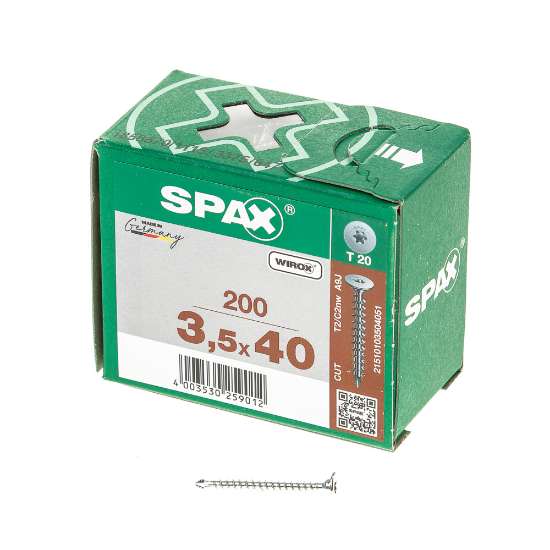 Afbeeldingen van Spax achterwandkop z/lens vd 3,5x40 mdf